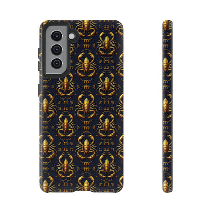 Tough Cases, Scorpio, Zodiac, Metal Pattern