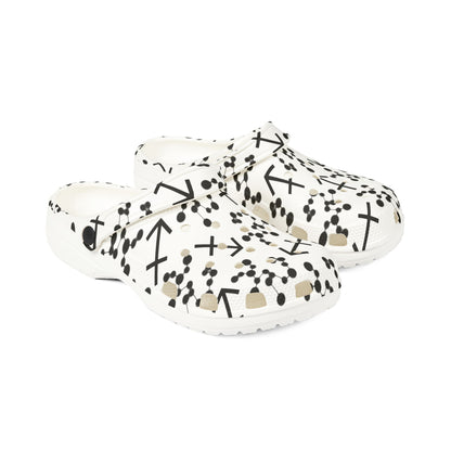 EVA Foam Rubber Shoes (AOP), Material 100% EVA, Sagittarius Zodiac Design
