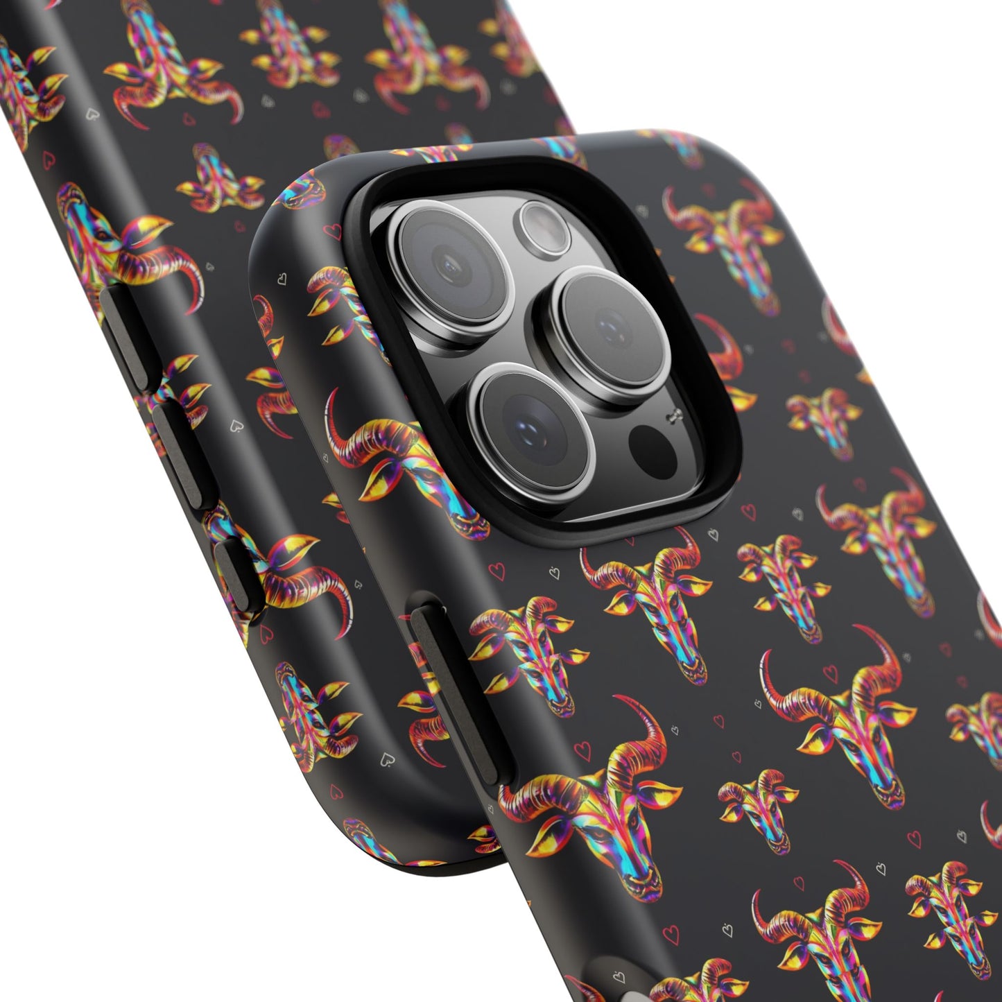 Tough Cases, Taurus, Zodiac, Metal Pattern