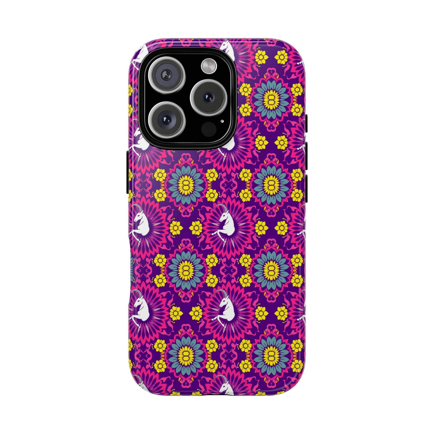 Tough Cases, Capricorn, Zodiac, Flower Pattern