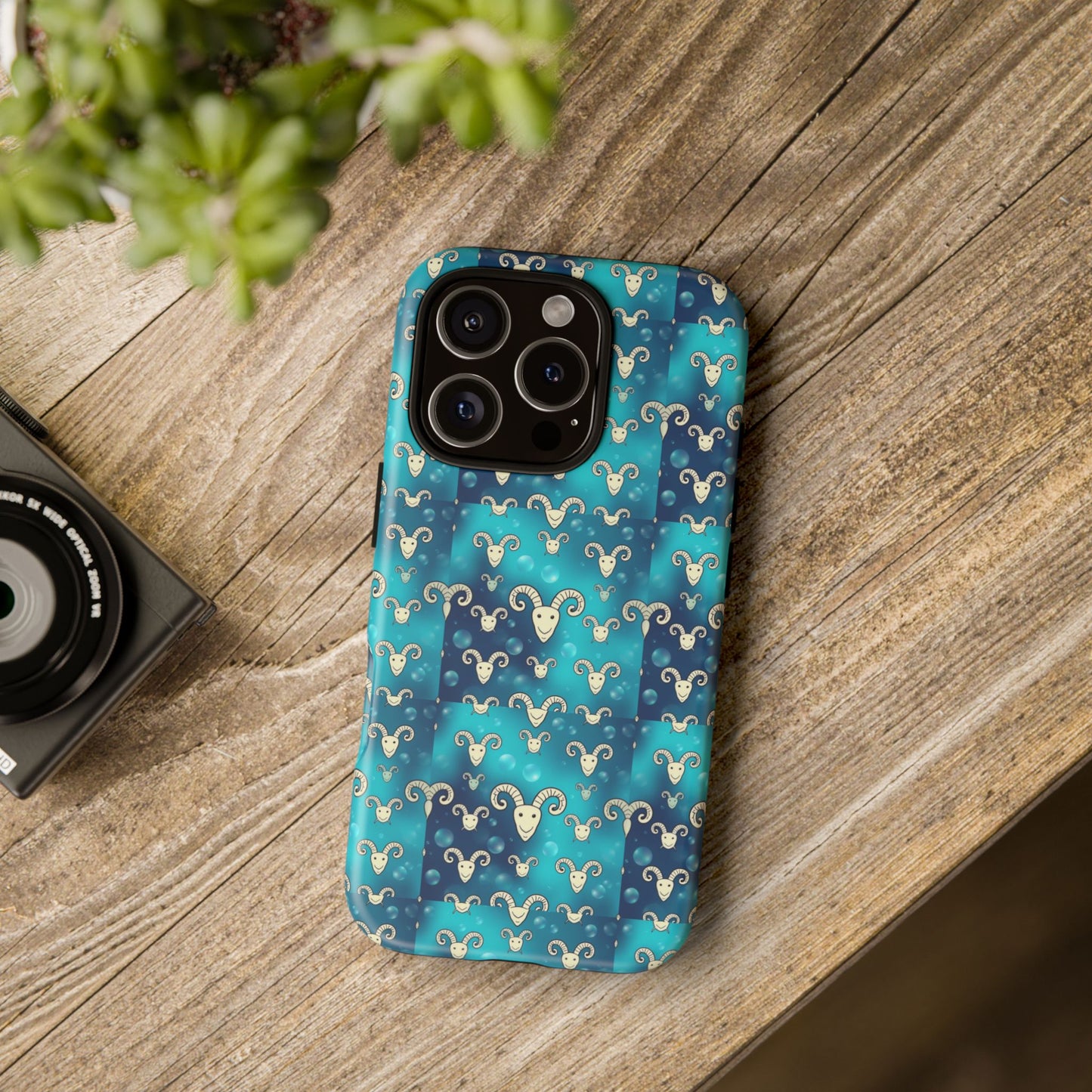 Tough Cases, Aries, Zodiac v1, Bubble Pattern
