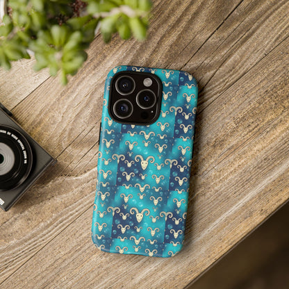 Tough Cases, Aries, Zodiac v1, Bubble Pattern