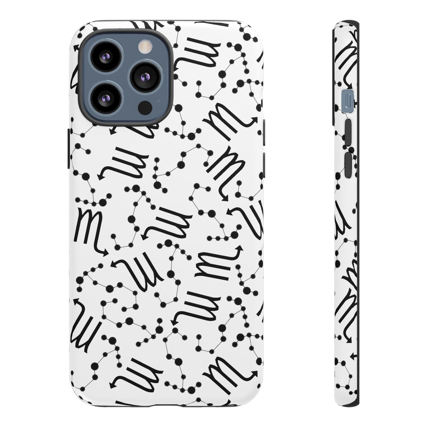 Tough Cases with the Scorpio Zodiac sign for iPhone, Samsung Galaxy, and Google Pixel devices