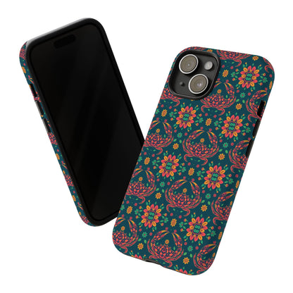 Tough Cases, Cancer, Zodiac v4, Flower Pattern