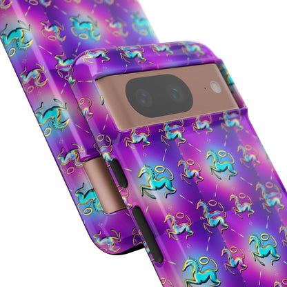 Tough Cases, Aquarius, Zodiac, Metal Pattern