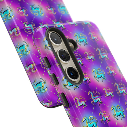 Tough Cases, Aquarius, Zodiac, Metal Pattern