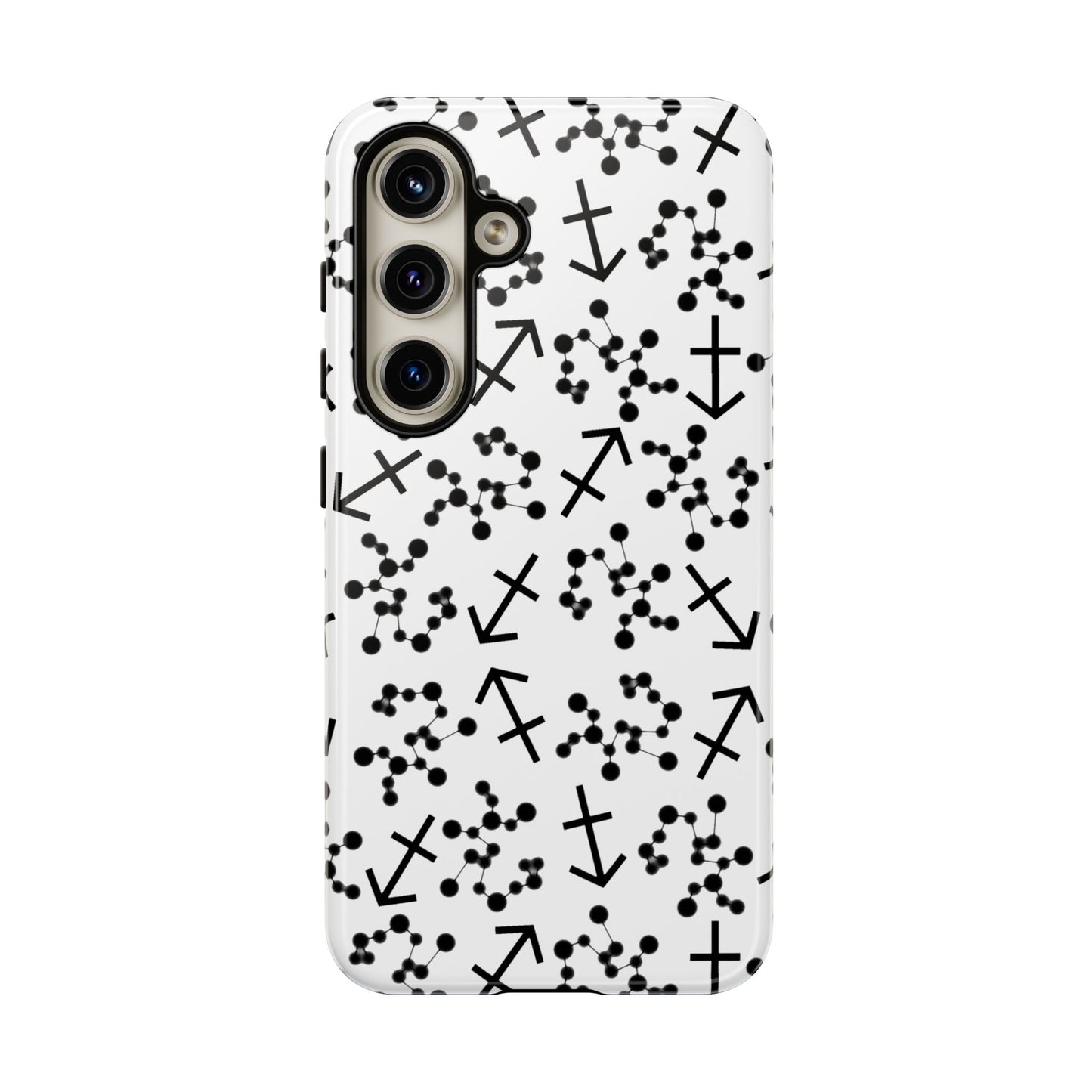 Tough Cases with the Sagittarius Zodiac sign for iPhone, Samsung Galaxy, and Google Pixel devices