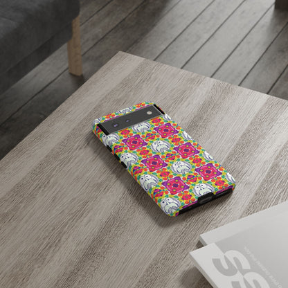 Tough Cases, Pisces, Zodiac v2, Flower Pattern