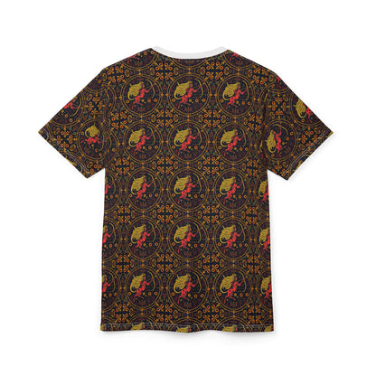 Unisex Cut & Sew T-Shirt, AOP, Sagittarius, Zodiac v1, Pattern