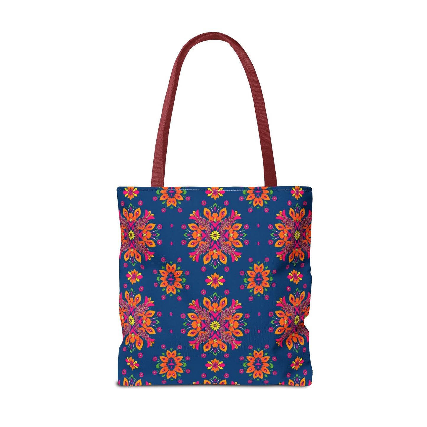 Tote Bag (AOP), Gemini, Zodiac v2, Flower Pattern