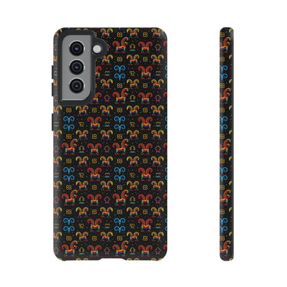 Tough Cases, Aries, Zodiac v1, Metal Pattern