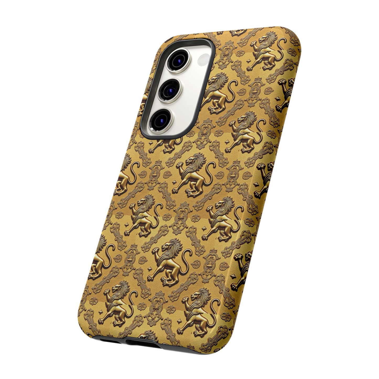 Tough Cases, Leo, Zodiac, Metal Pattern