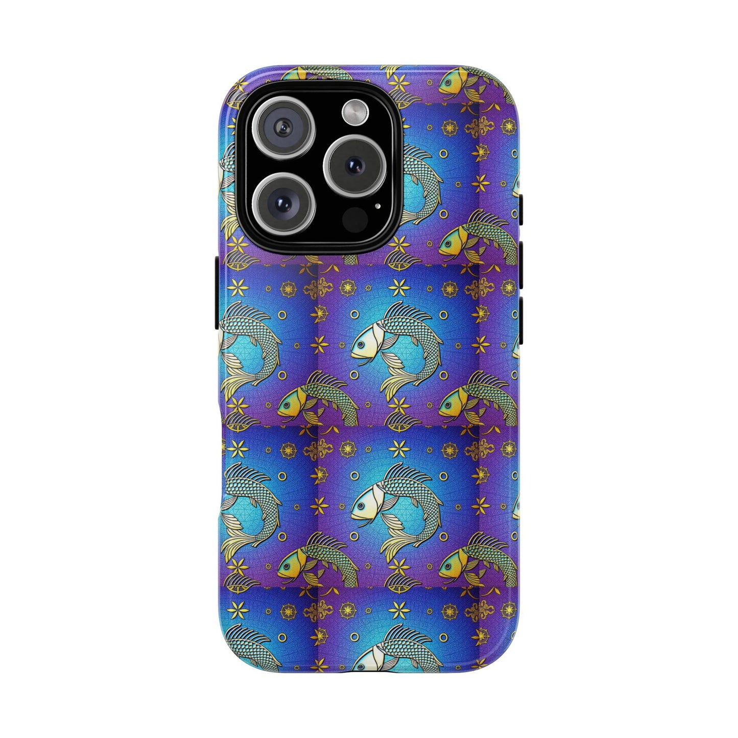 Tough Cases, Pisces, Zodiac v2, Metal Pattern