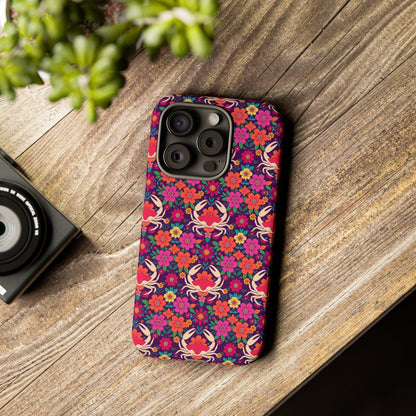 Tough Cases, Cancer, Zodiac v1, Flower Pattern