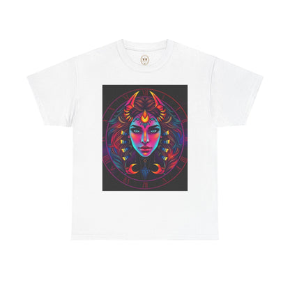 Unisex Heavy Cotton T-Shirt, Scorpio, Zodiac v4, Sexy Art