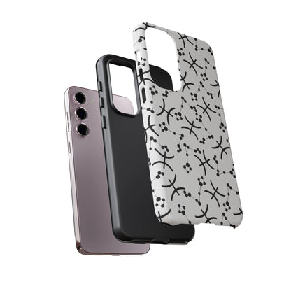 Tough Cases with the Pisces Zodiac sign for iPhone, Samsung Galaxy, and Google Pixel devices