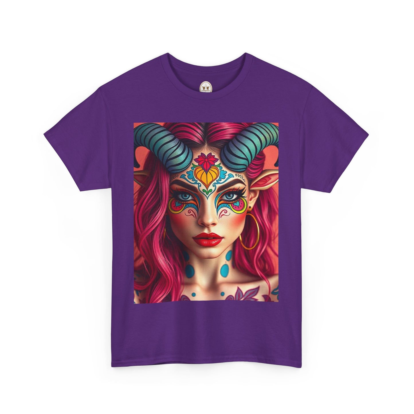 Unisex Heavy Cotton T-Shirt, Taurus, Zodiac, Sexy Art