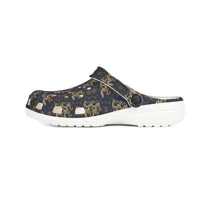 EVA Foam Rubber Shoes, (AOP), Aquarius, Zodiac v1, Pattern