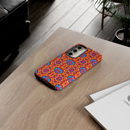 Tough Cases, Pisces, Zodiac v1, Flower Pattern