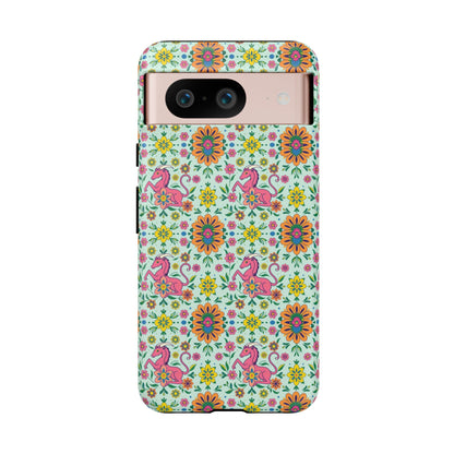 Tough Cases, Aquarius, Zodiac, Flower Pattern