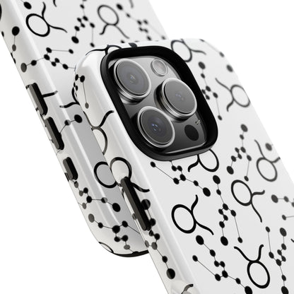 Tough Cases with the Taurus Zodiac sign for iPhone, Samsung Galaxy, and Google Pixel devices