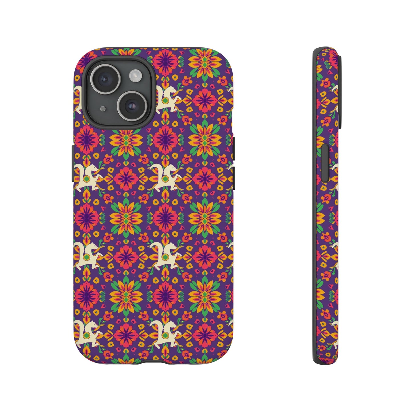 Tough Cases, Aquarius, Zodiac v1, Flower Pattern