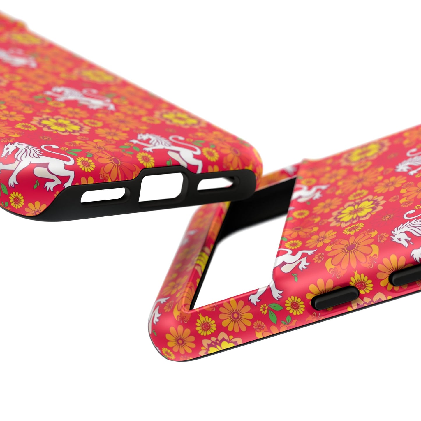 Tough Cases, Leo, Zodiac v4, Flower Pattern