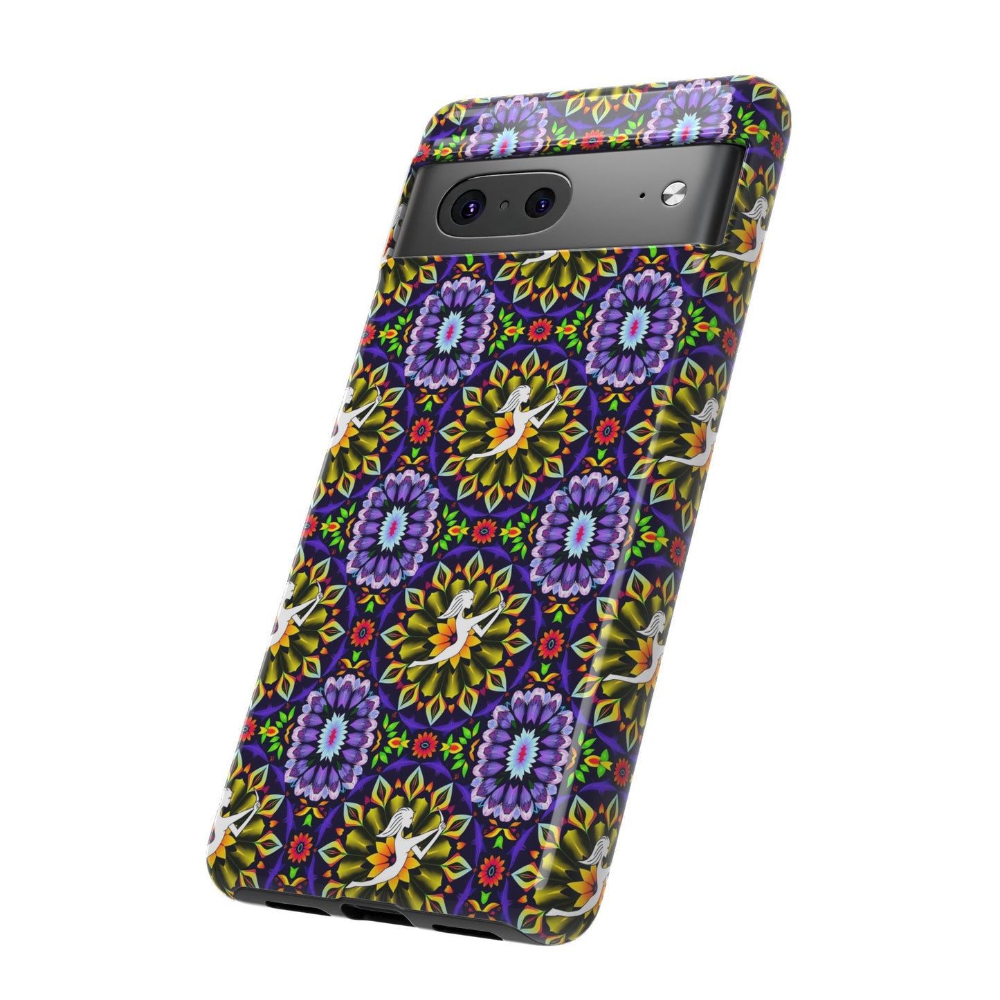 Tough Cases, Sagittarius, Zodiac v1, Flower Pattern