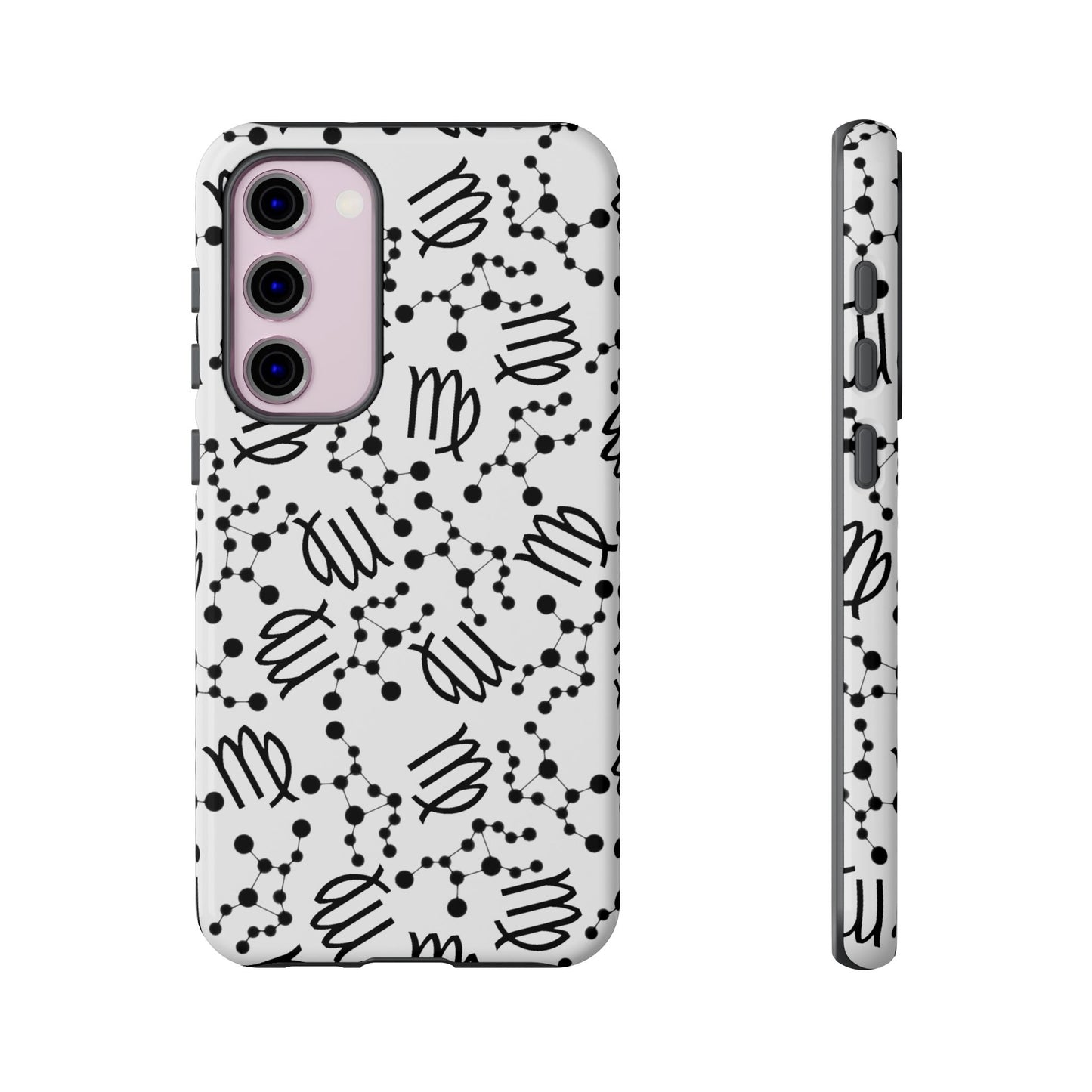 Tough Cases with the Virgo Zodiac sign for iPhone, Samsung Galaxy, and Google Pixel devices