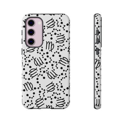 Tough Cases with the Virgo Zodiac sign for iPhone, Samsung Galaxy, and Google Pixel devices