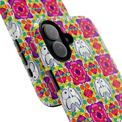 Tough Cases, Pisces, Zodiac v2, Flower Pattern