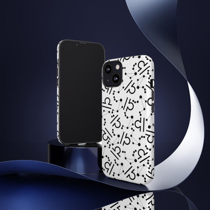 Tough Cases with the Libra Zodiac sign for iPhone, Samsung Galaxy, and Google Pixel devices