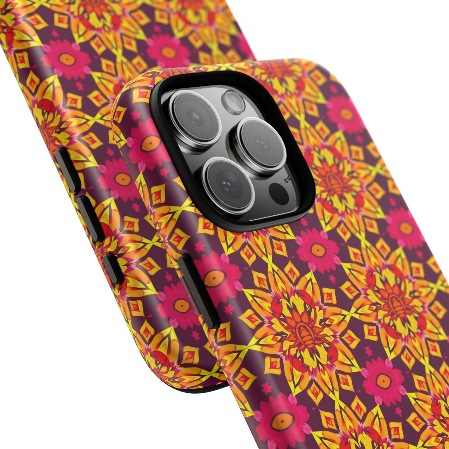 Tough Cases, Scorpio, Zodiac v1, Flower Pattern