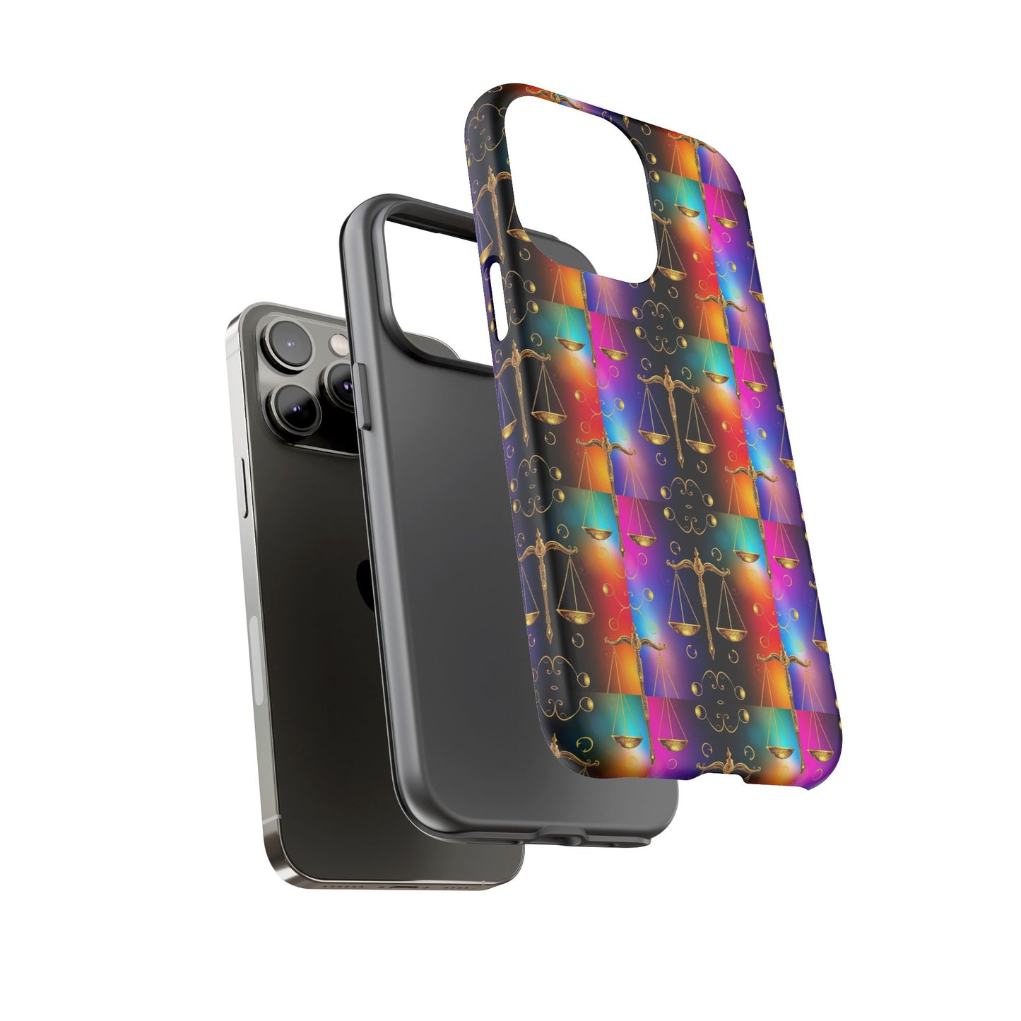 Tough Cases, Libra, Zodiac v1, Metal Pattern