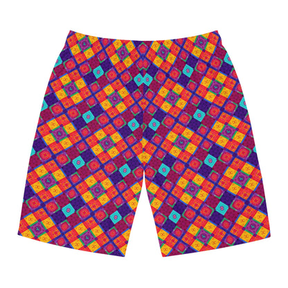 Men's Board Shorts, (AOP), Virgo, Zodiac, Shape Pattern