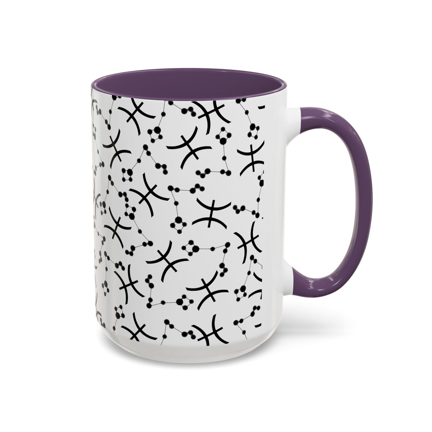 Accent Coffee Mug with the Pisces sign (11, 15oz)