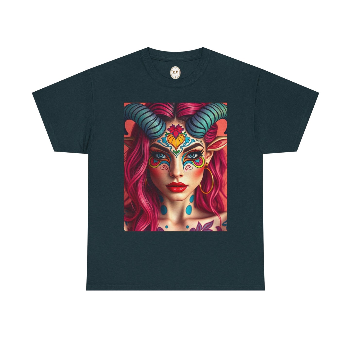 Unisex Heavy Cotton T-Shirt, Taurus, Zodiac, Sexy Art