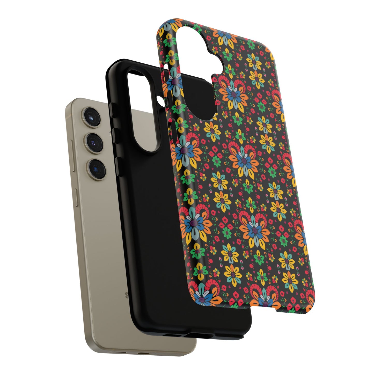 Tough Cases, Aries, Zodiac v2, Flower Pattern