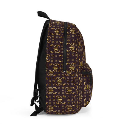 Backpack, Scorpio, Zodiac v1, Metal Pattern