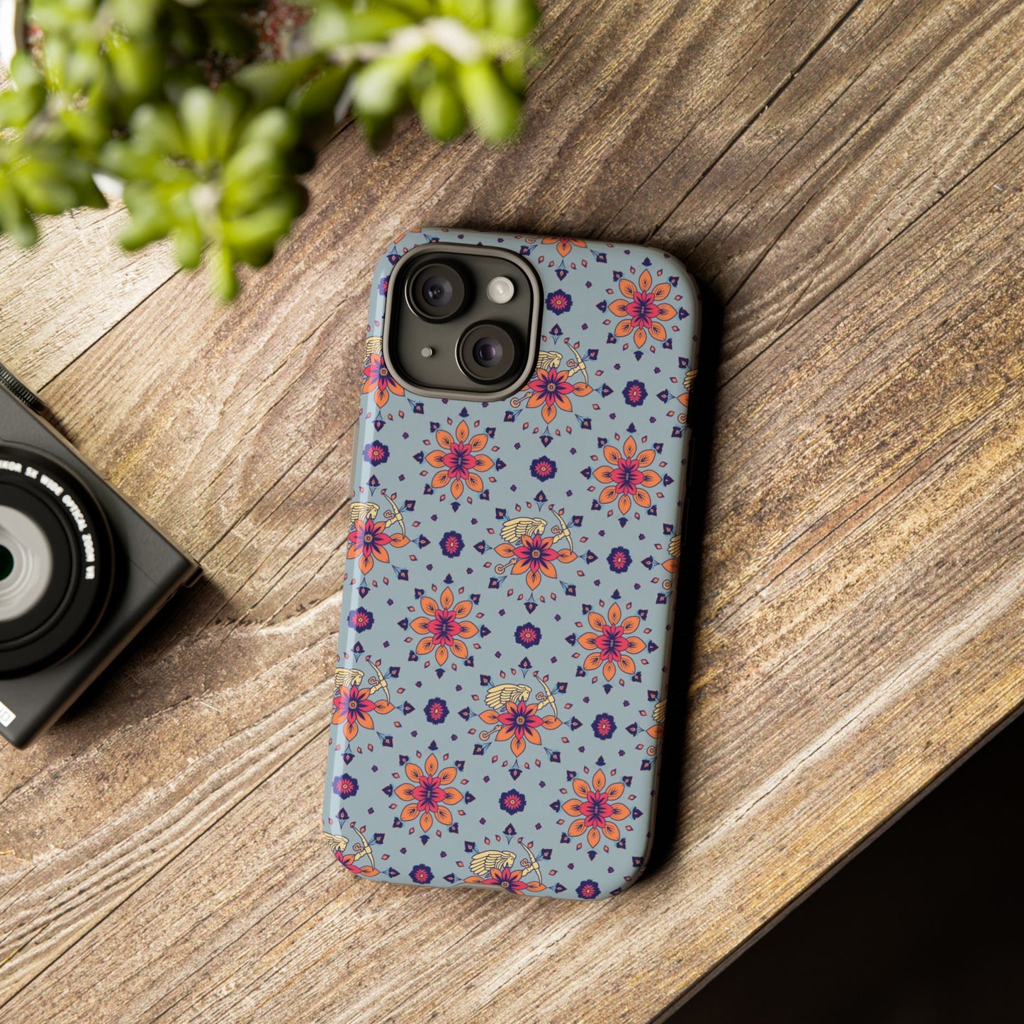 Tough Cases, Sagittarius, Zodiac v3, Flower Pattern