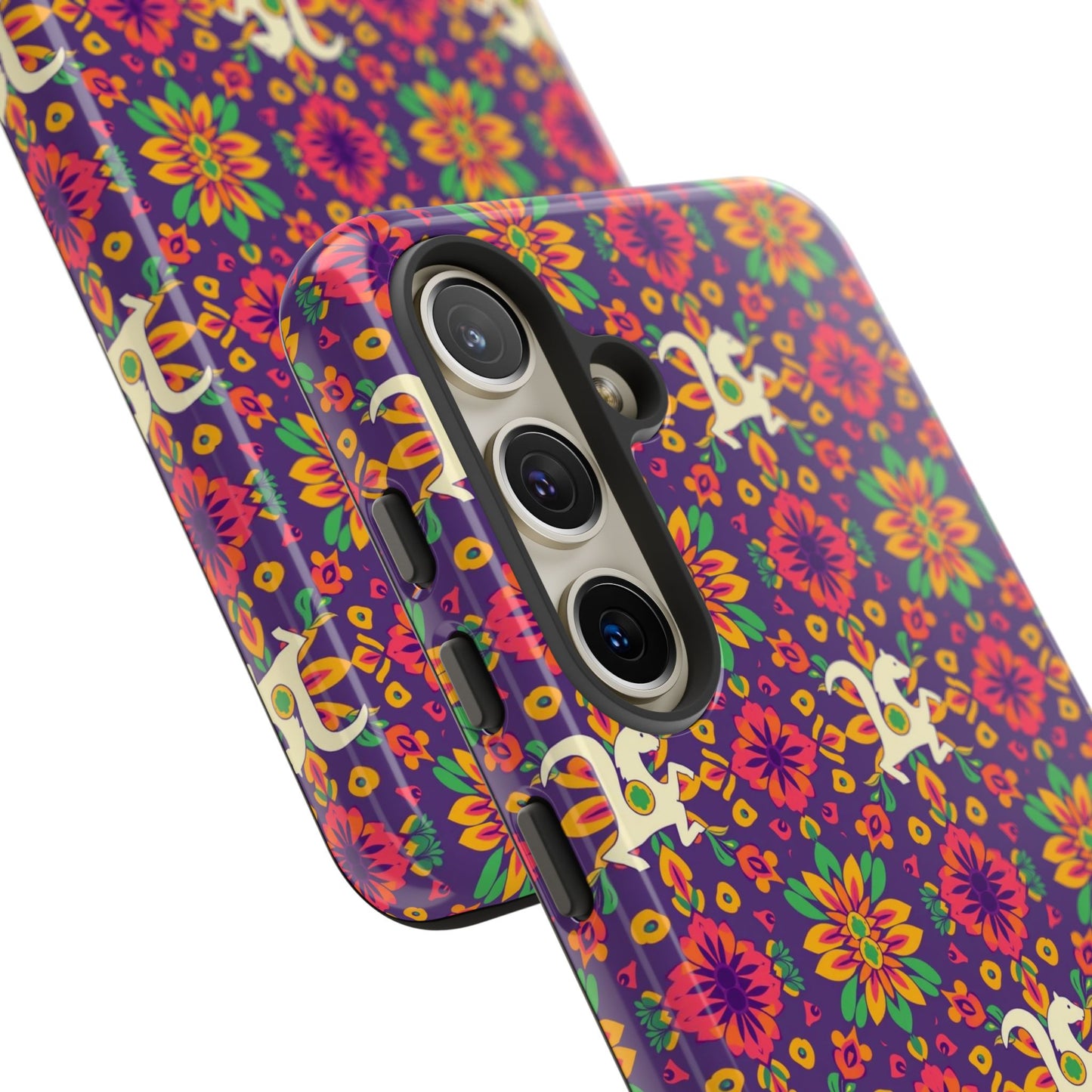 Tough Cases, Aquarius, Zodiac v1, Flower Pattern