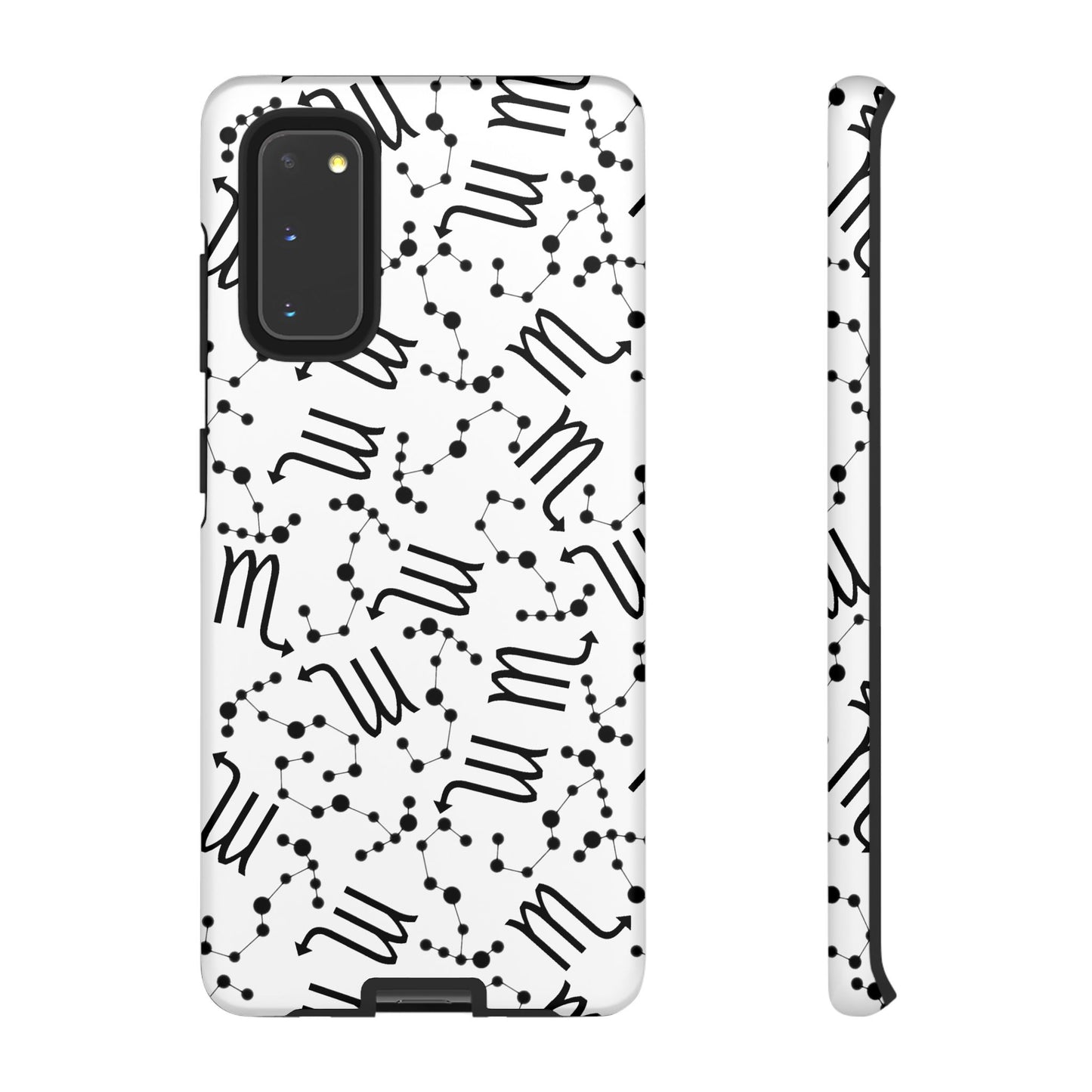 Tough Cases with the Scorpio Zodiac sign for iPhone, Samsung Galaxy, and Google Pixel devices