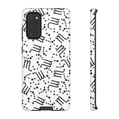 Tough Cases with the Scorpio Zodiac sign for iPhone, Samsung Galaxy, and Google Pixel devices