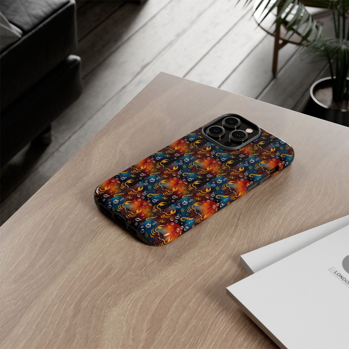 Tough Cases, Scorpio, Zodiac v2, Bubble Pattern