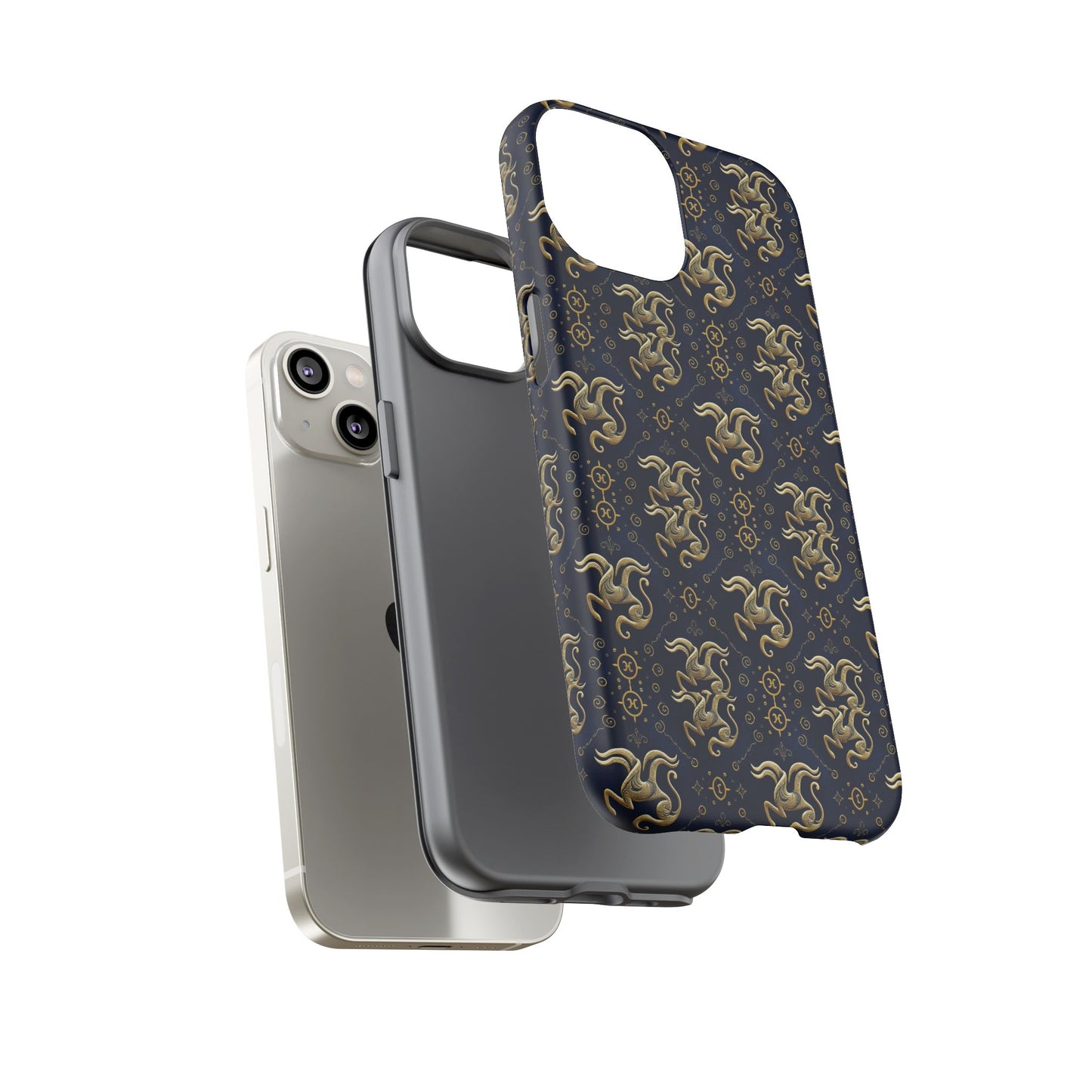 Tough Cases, Aquarius, Zodiac v2, Metal Pattern