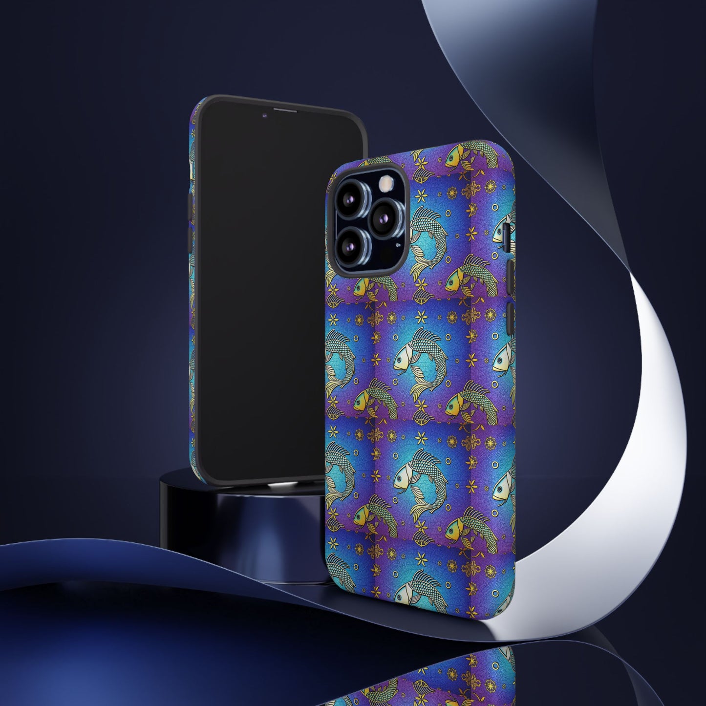 Tough Cases, Pisces, Zodiac v2, Metal Pattern