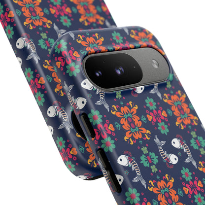 Tough Cases, Pisces, Zodiac, Flower Pattern