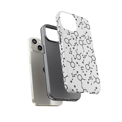 Tough Cases with the Taurus Zodiac sign for iPhone, Samsung Galaxy, and Google Pixel devices