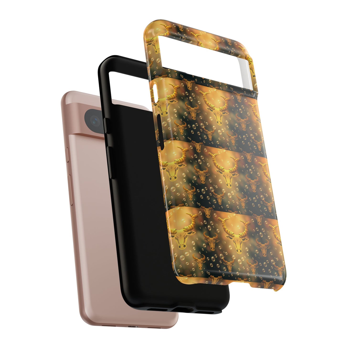 Tough Cases, Taurus, Zodiac v1, Bubble Pattern