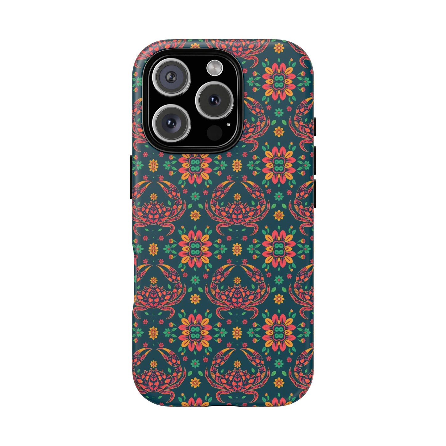 Tough Cases, Cancer, Zodiac v4, Flower Pattern